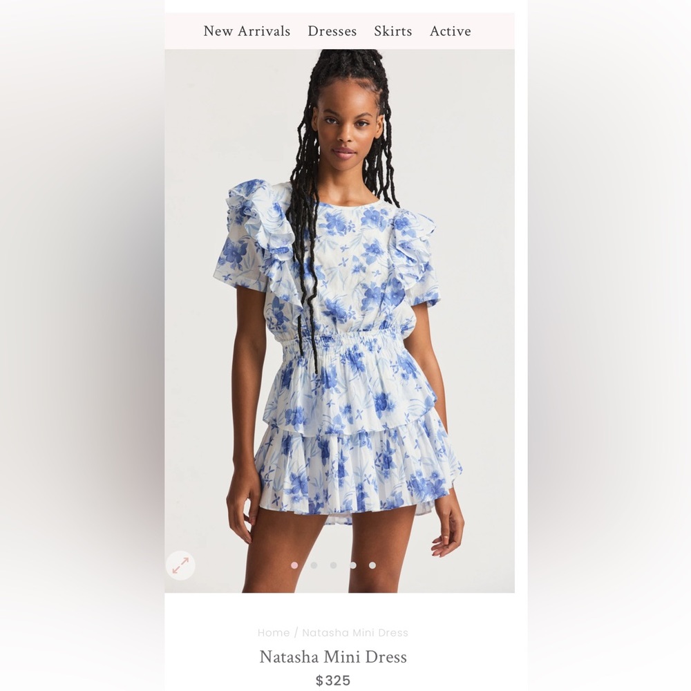 Love Shack Fancy Natasha Mini Dress - Size Large